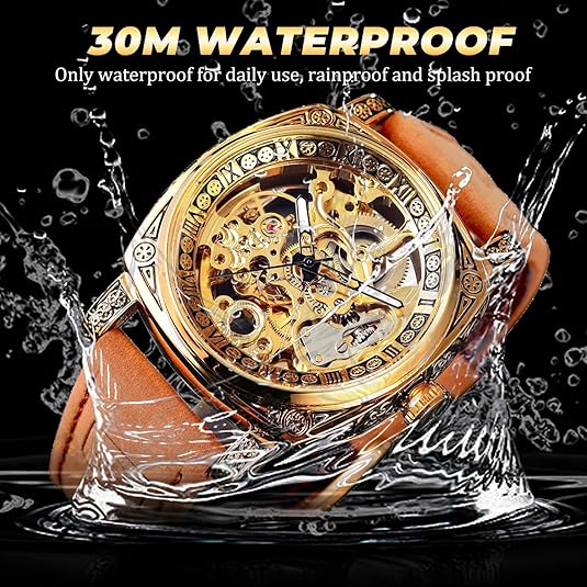 Square Luxury Retro Mechanical Watch