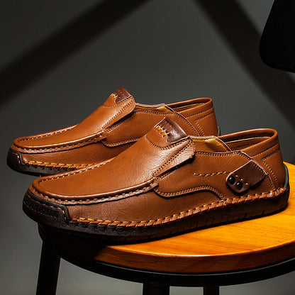 🔥 Men's   Genuine Leather Slip-On Loafers