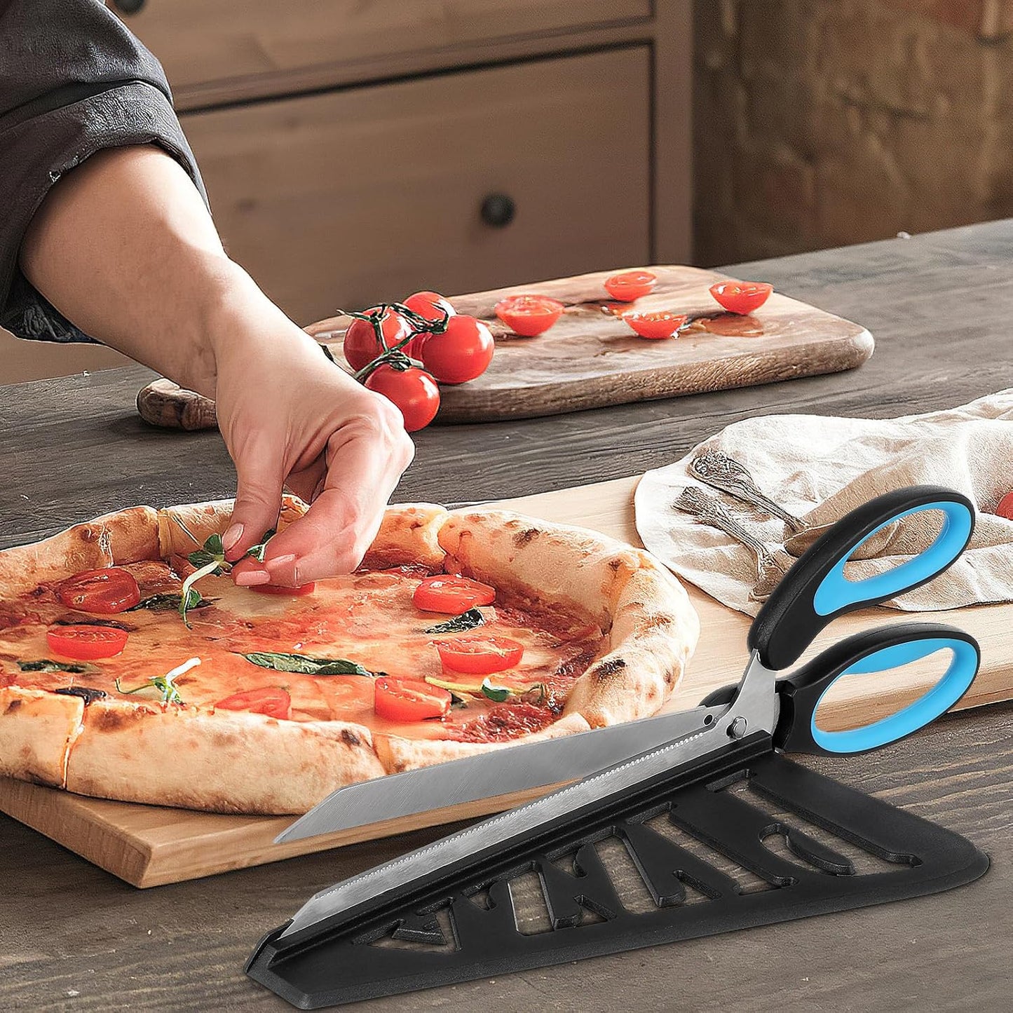 Hot Sale 49% OFF| 3-in-1 Stainless Steel Pizza Scissors