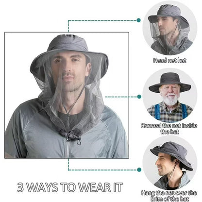 Mosquito-proof & Sun Protection Hiking Hat