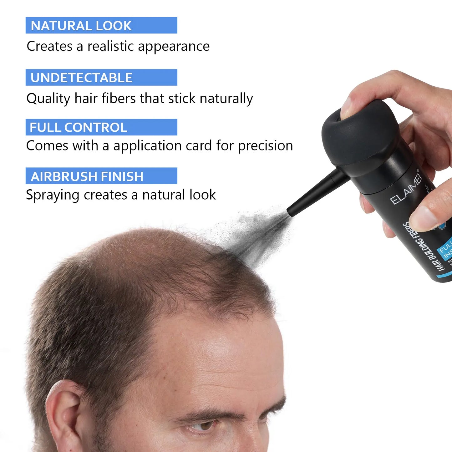 Hair Building Natural Fibers