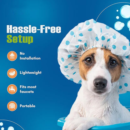 Slip-On Bathtub Faucet Sprayer - Pet Showerhead