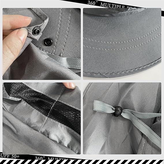Fishing Hat Wide Brim UV Sun Protection Hat UPF 50+