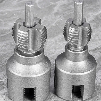 2-in-1 Internal & External Pipe Threading Tool Set