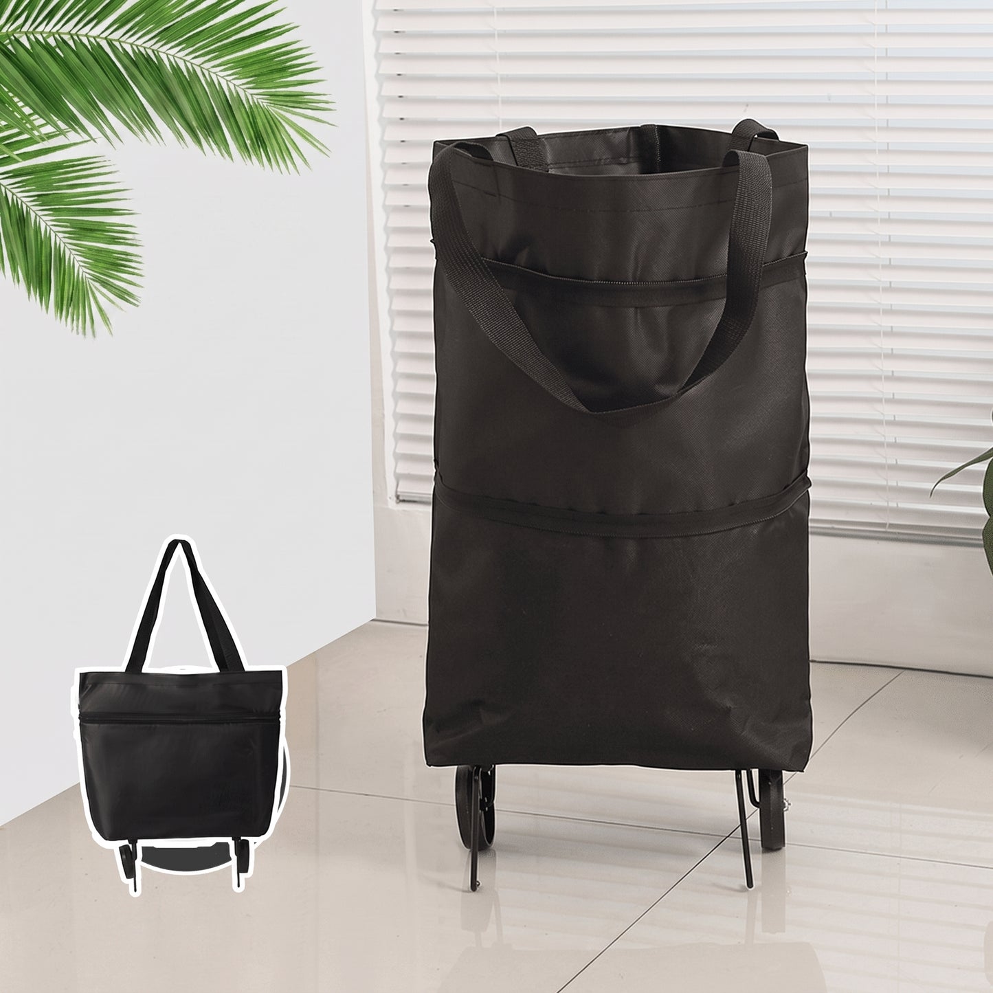 Foldable Rolling Shopping Bag