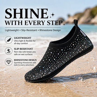 Barefoot Rhinestone Water Shoes