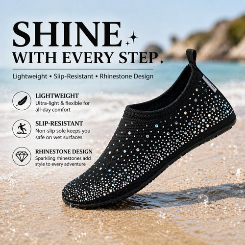 Barefoot Rhinestone Water Shoes