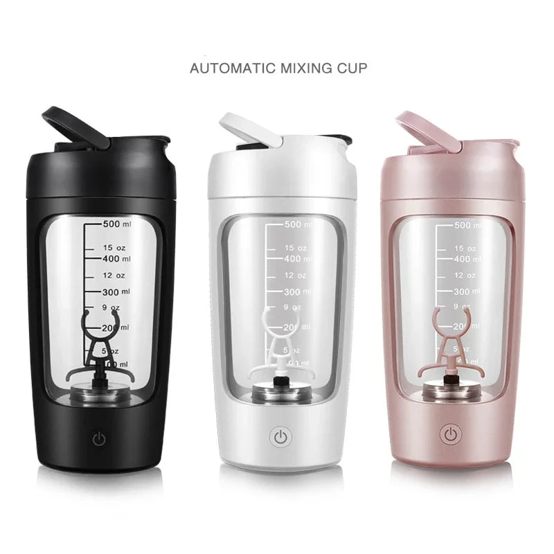 600ml Electric Protein Shaker with Powder Storage