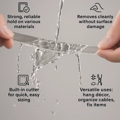 High Quality Nano Double Sided Adhesive Tape -Traceless Washable Reusable