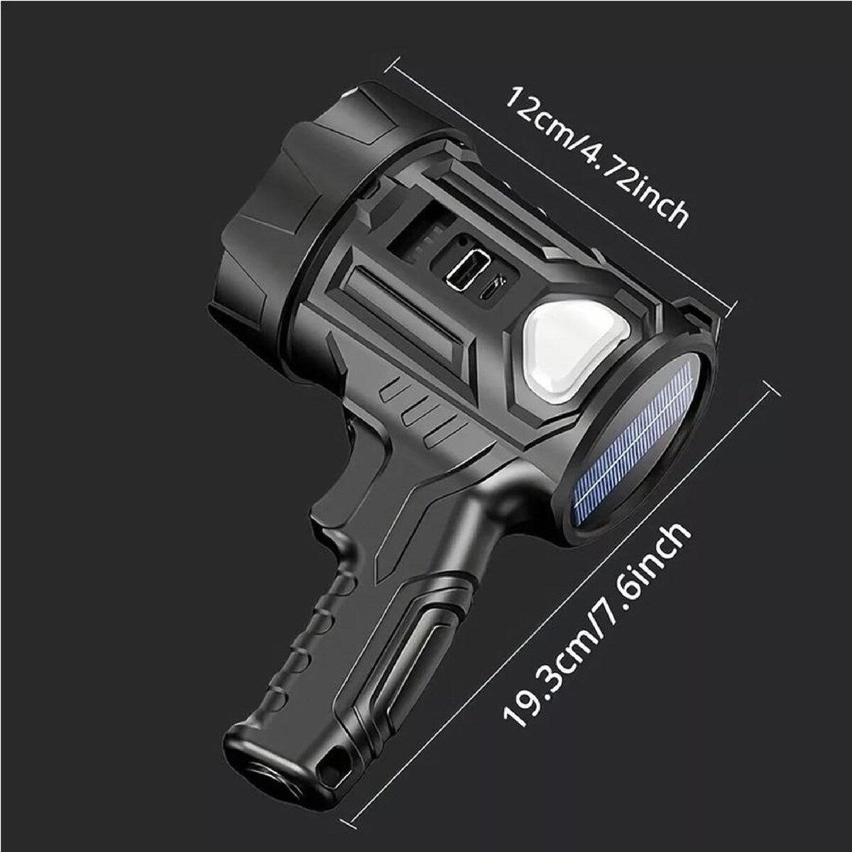 Rechargeable LED Handheld Spotlight Torch Set