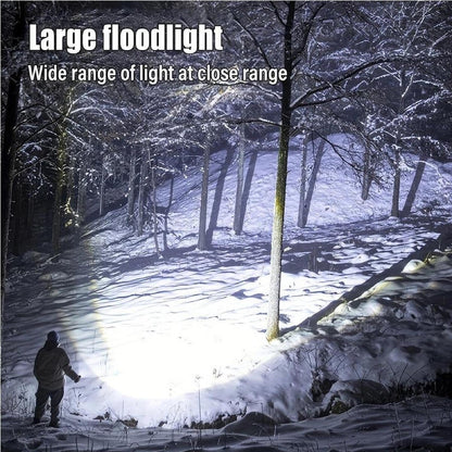 Rechargeable LED Handheld Spotlight Torch Set
