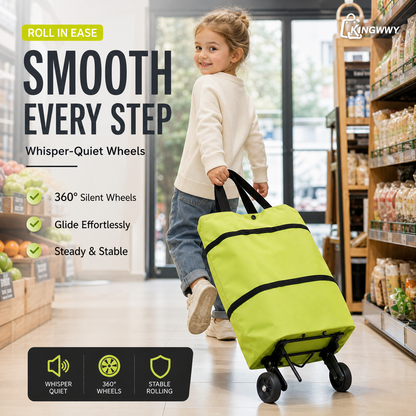 Foldable Rolling Shopping Bag