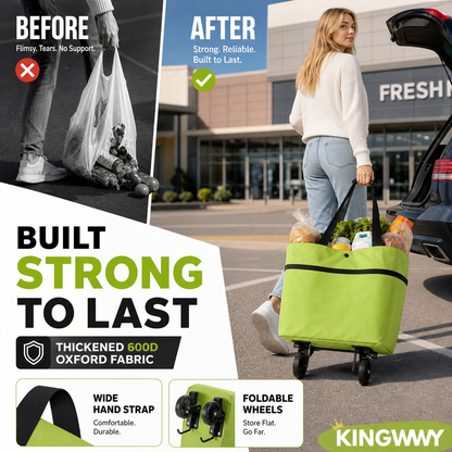 Foldable Rolling Shopping Bag
