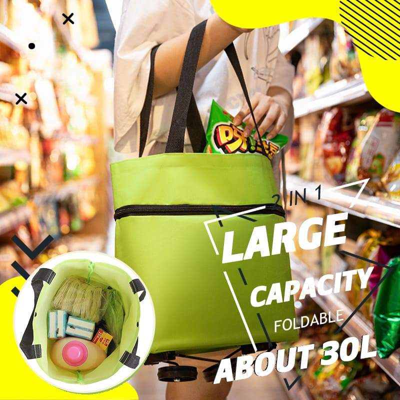 Foldable Rolling Shopping Bag