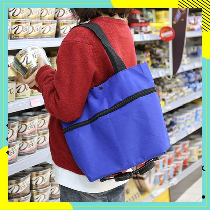 Foldable Rolling Shopping Bag