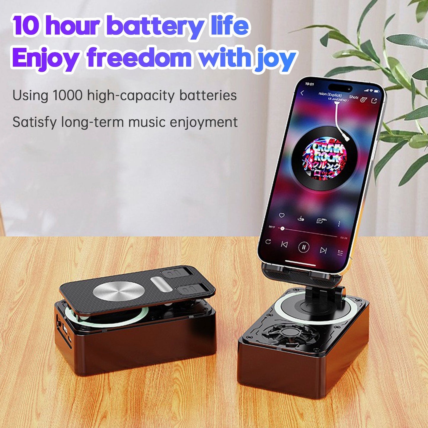 4-in-1 Bluetooth Speaker Phone Stand