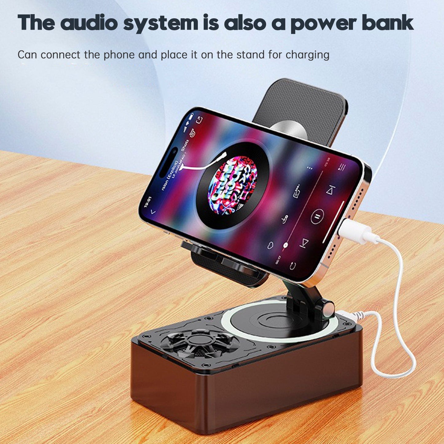 4-in-1 Bluetooth Speaker Phone Stand