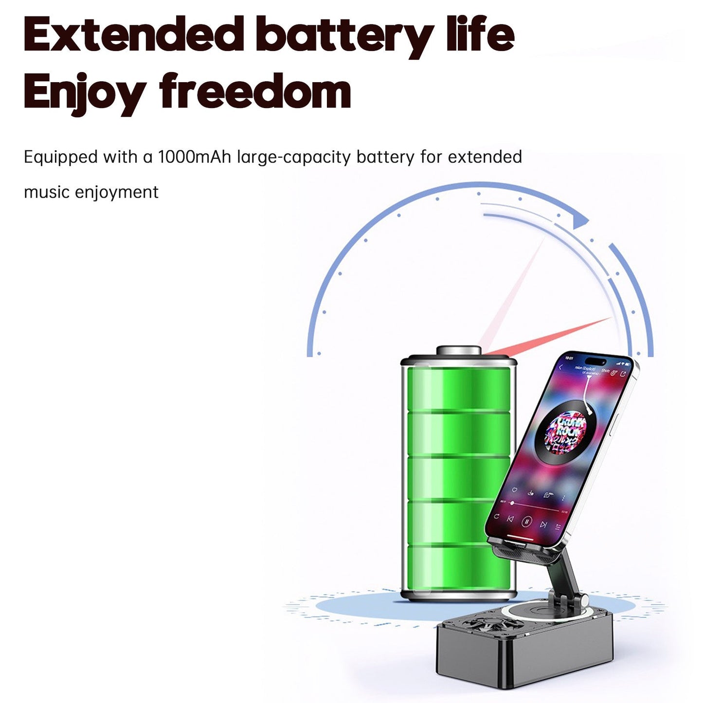 4-in-1 Bluetooth Speaker Phone Stand