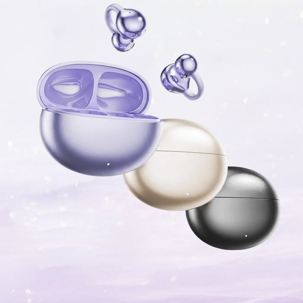 Open-Ear Clip-On Bluetooth Earbuds