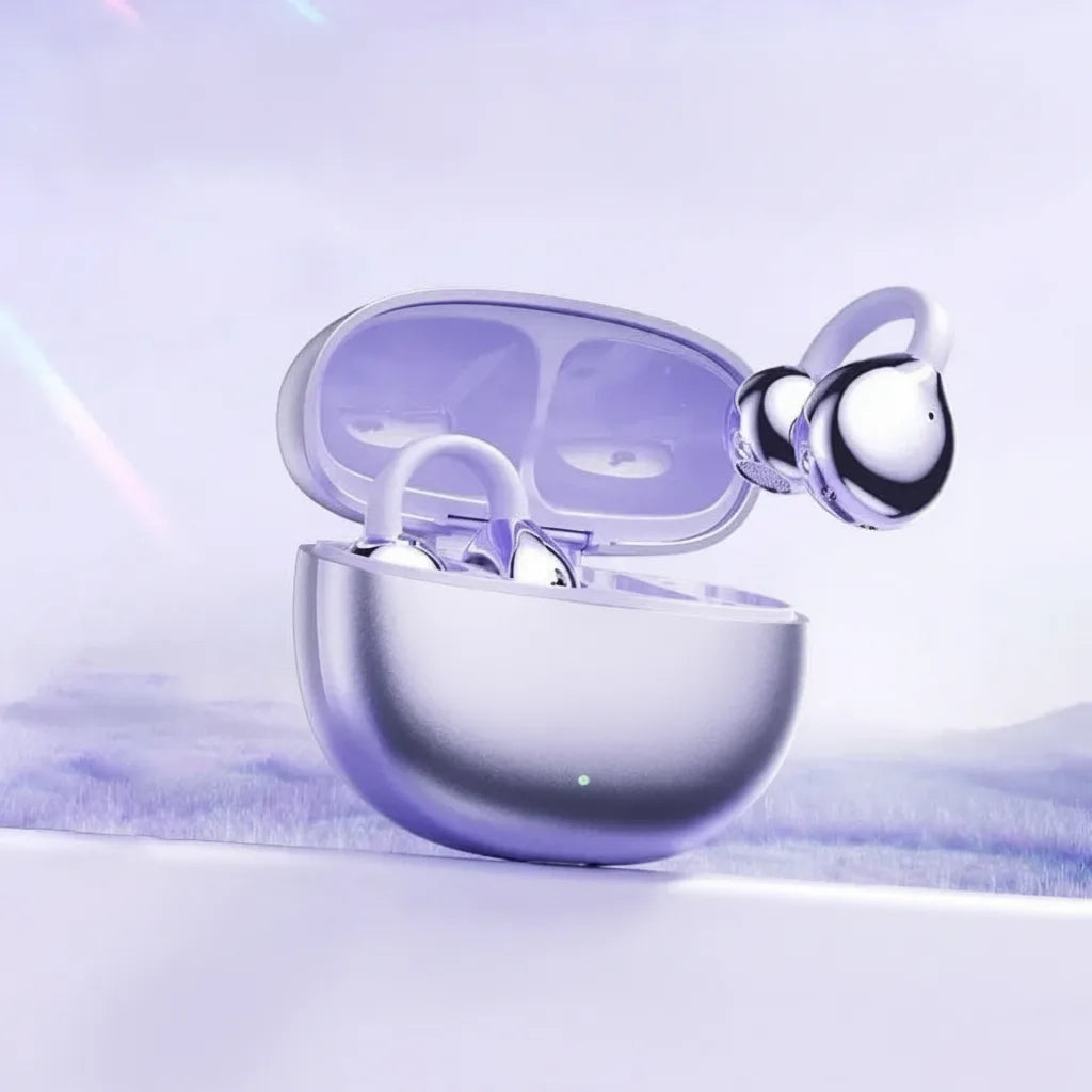 Open-Ear Clip-On Bluetooth Earbuds