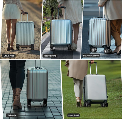 Silicone Luggage Wheel Protector Covers – 8 Pack