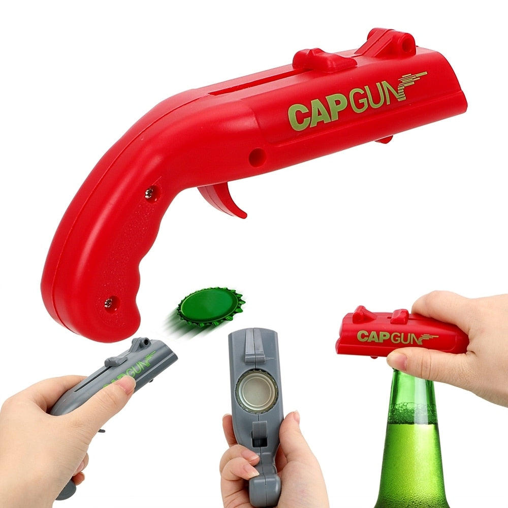 PopShot Bottle Cap Launcher Openers – 3 Pack（ Random Color）