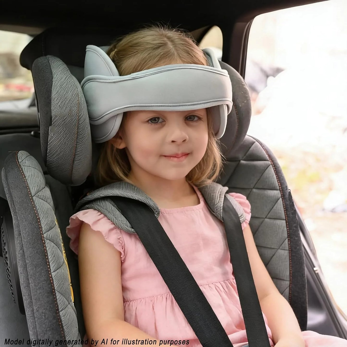 Adjustable Child Car Sleep Head Support Pillow