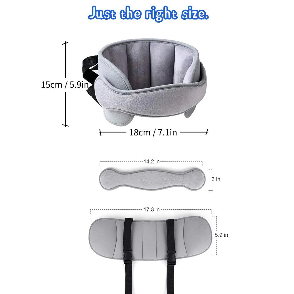 Adjustable Child Car Sleep Head Support Pillow