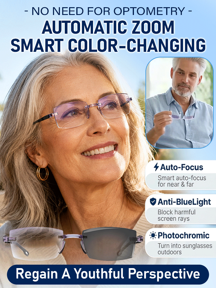 Diamond-Cut Bifocal and Smart-Focus Reading Glasses Set