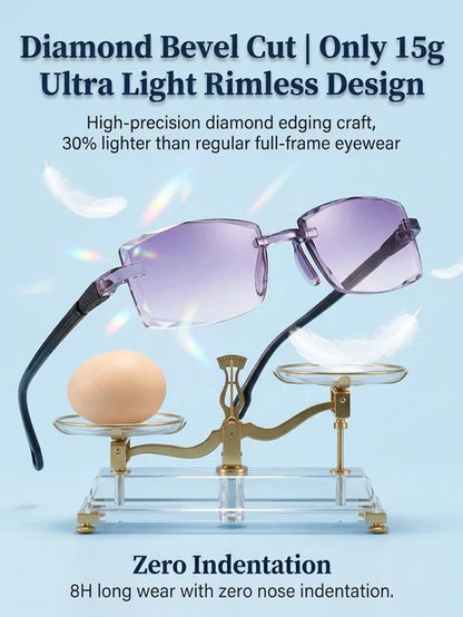 Diamond-Cut Bifocal and Smart-Focus Reading Glasses Set