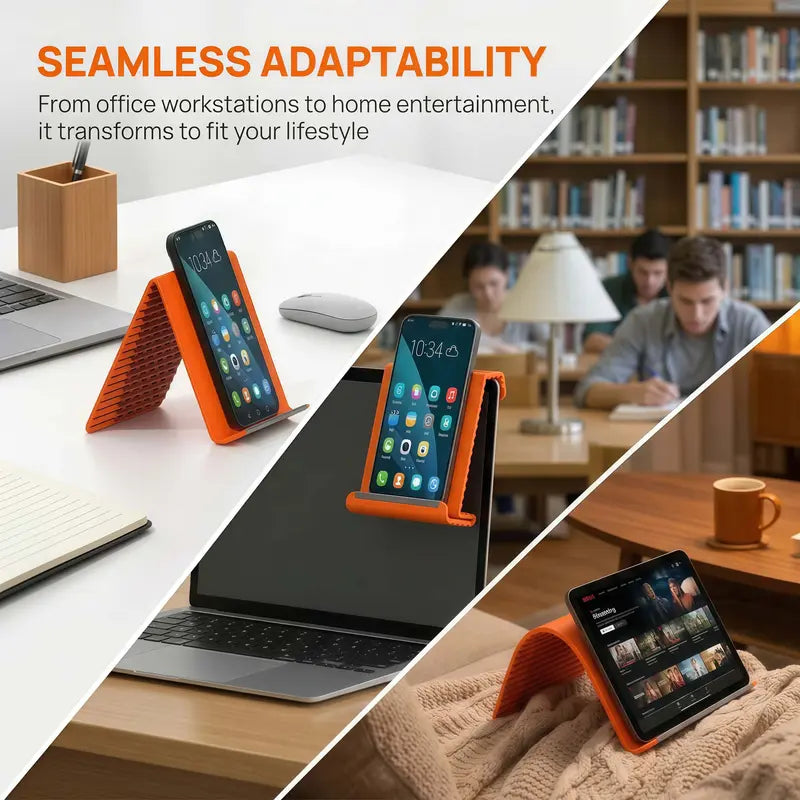 Ultra-Slim Foldable Phone Stand for Desk & Travel