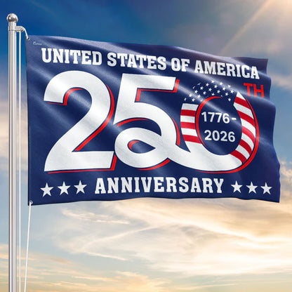 3 Ply USA Anniversary 250th Flag