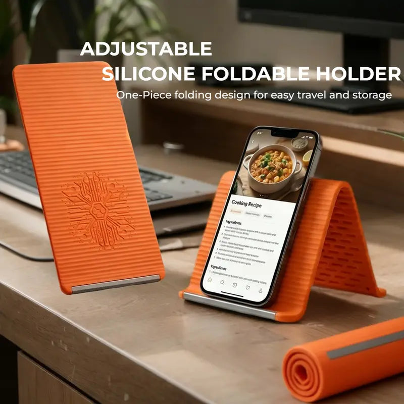 Ultra-Slim Foldable Phone Stand for Desk & Travel