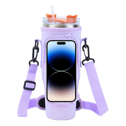 Transparent Touchscreen Tumbler Carrier Bag
