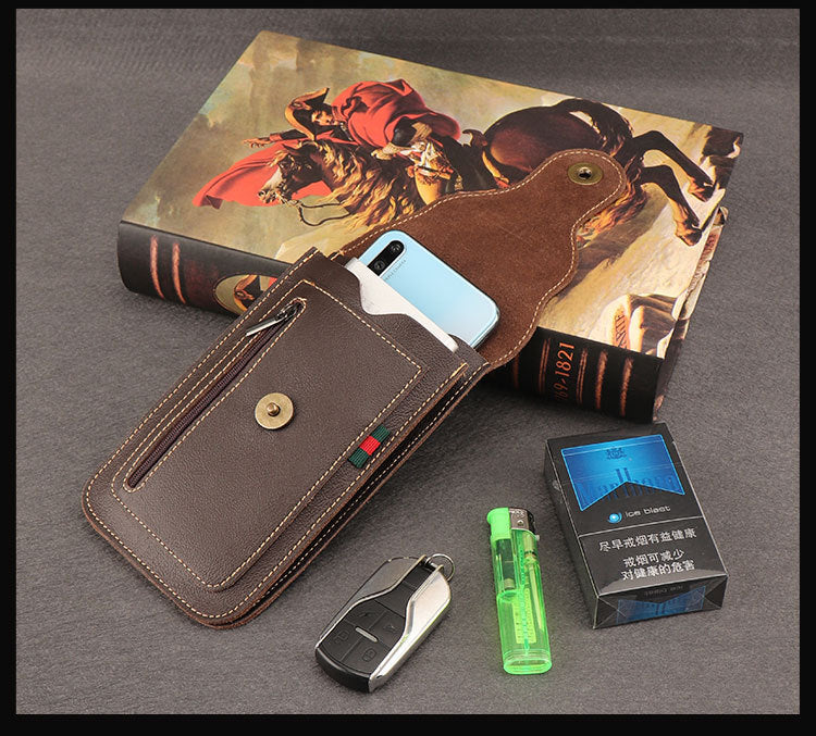 Leather Multifunction Waist Pouch