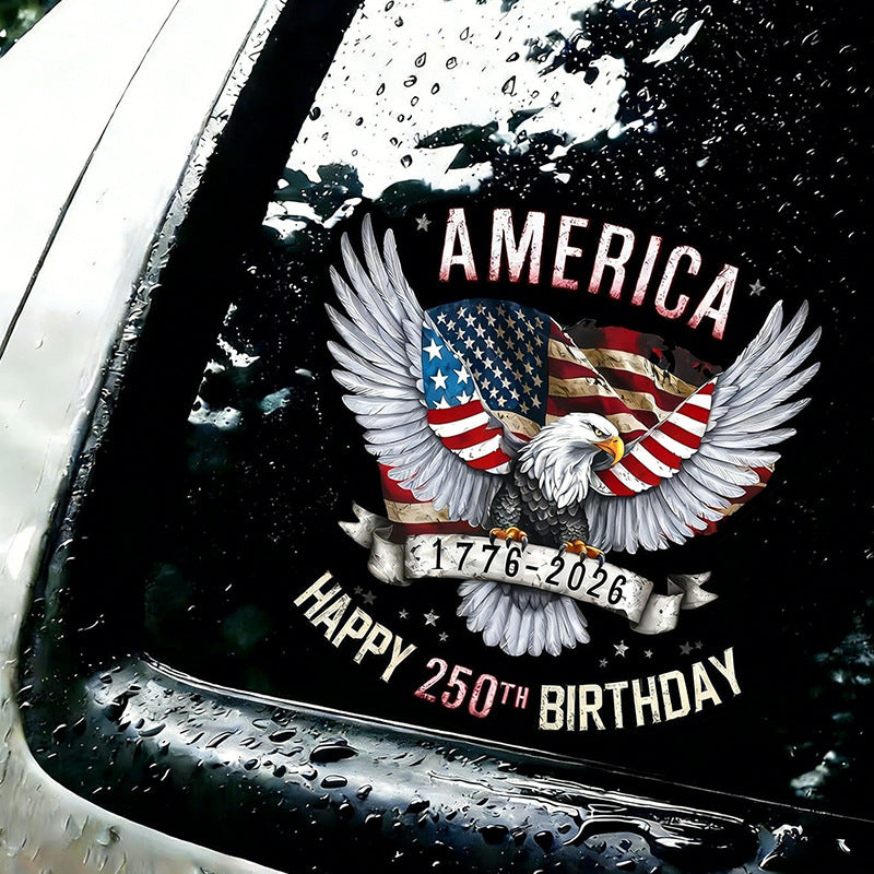 5 Pack USA 250th Anniversary Patriotic Stickers