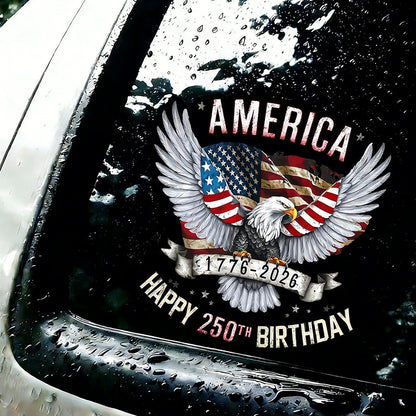 5 Pack USA 250th Anniversary Patriotic Stickers