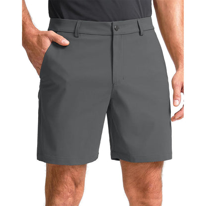Men's Multi-pocket Suit Shorts
