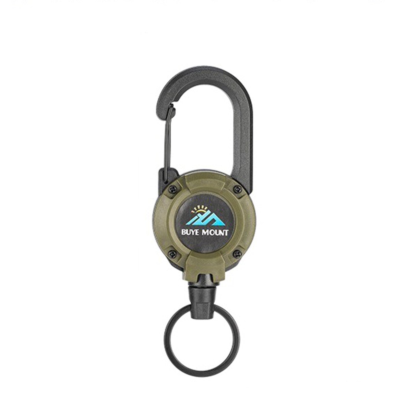 Retractable Carabiner Key Reel for Backpack & Belt 3-Piece Set