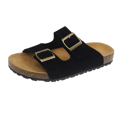 Women Retro Birken Slides, 2.5cm Platform Soft Sole Lazy Sandals, 2026 Summer Outdoor Beach Casual Slippers