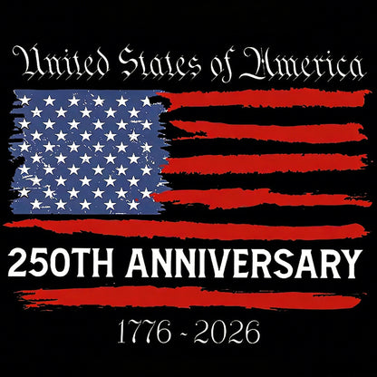 5 Pack USA 250th Anniversary Patriotic Stickers