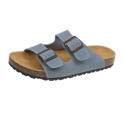 Women Retro Birken Slides, 2.5cm Platform Soft Sole Lazy Sandals, 2026 Summer Outdoor Beach Casual Slippers
