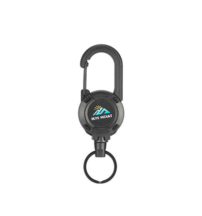 Retractable Carabiner Key Reel for Backpack & Belt 3-Piece Set
