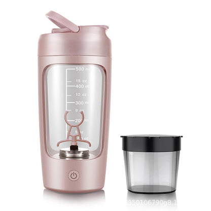 600ml Electric Protein Shaker with Powder Storage