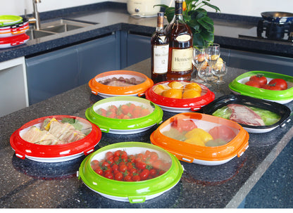Four Buckle Food Preservation Tray