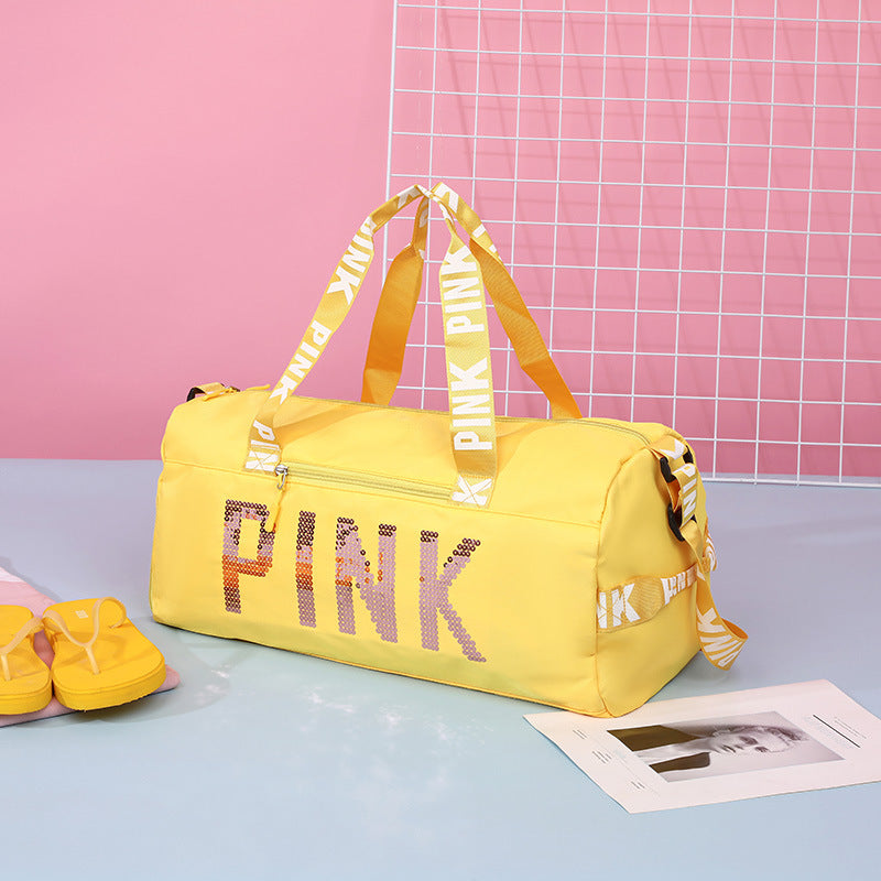 Shiny Sequin Women Travel Bag