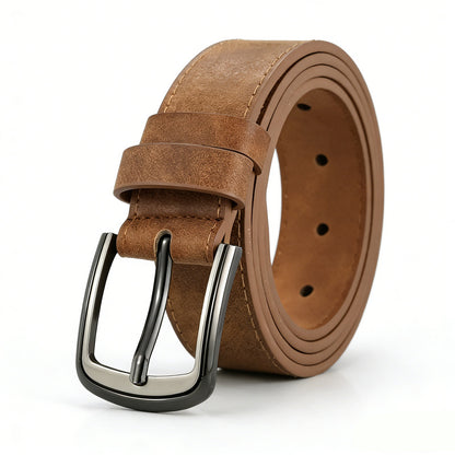 Men's Full-Grain Leather Casual Handmade Belt
