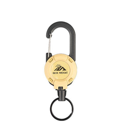 Retractable Carabiner Key Reel for Backpack & Belt 3-Piece Set