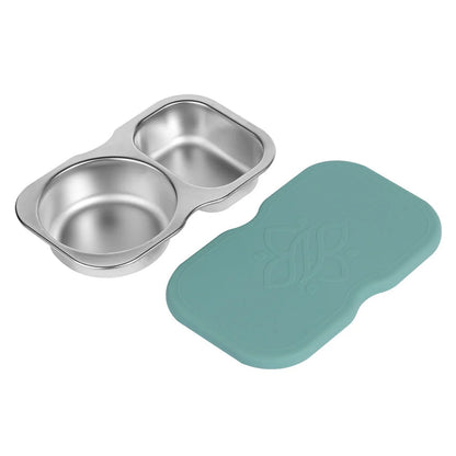 150 ml Dual-Compartment Stainless Steel Snack Container