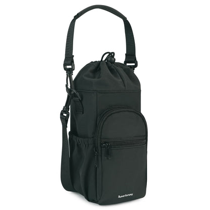Shoulder Bag with Water Bottle Pocket